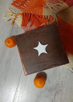 Шкатулка дерев'яна скринька скарбничка handmade