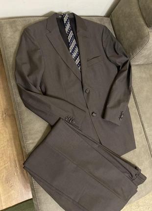 Классический мужской костюм пиджак брюки hugo boss2 фото