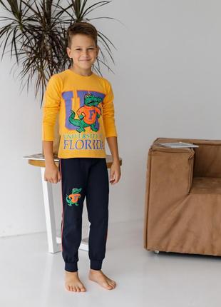 Детская пижама на мальчика - динозавр