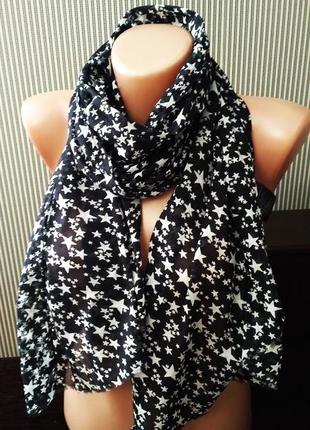 Німеччина 🔥🔥новий легенький натуральний шарф 50*140 натуральна тканина