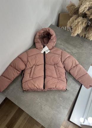 ‼️розпродаж !!️sale‼️ теплий дутик zara куртка пуффер, еко пуховик