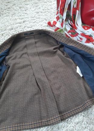 Стильный трикотажный безподкладочный пиджак/жакет в гусинную лапку, someday,  p. 34-366 фото