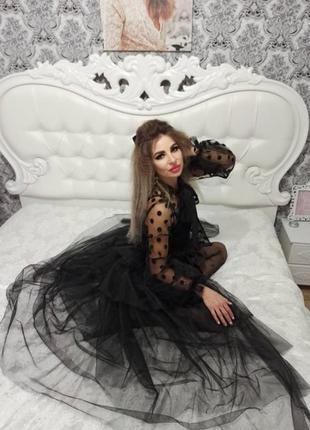Юбка шлейф🖤 4