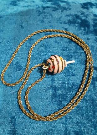 Ланцюг 📿з підвіскою🍭 чупа чупс американський вінтаж