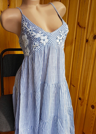 Сарафан, пляжное платье из хлопка indiano, anastasea 552 a4 фото