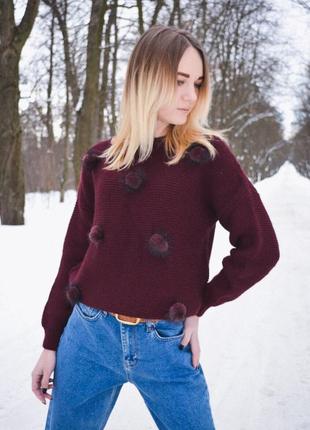 Свитер шерсть