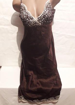 Шикарна шовкова ночнушка р-р м