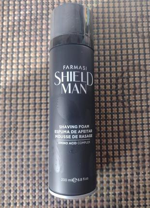 Піна для гоління shield man amino acid, 200 мл