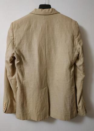 Новый костюм льняной (пиджак блейзер) (разм.48)3 фото