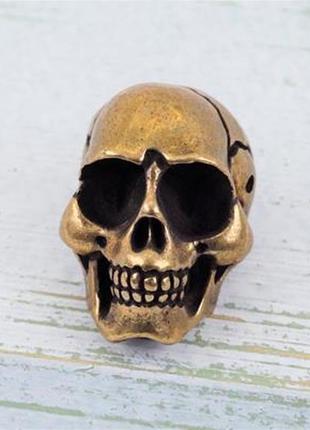 Сувенир "череп" латунь арт. 028913 фото