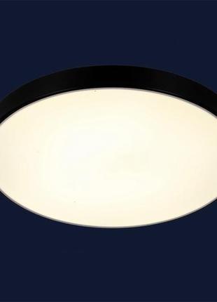 Плоский круглий стельовий світильник 752l36 bk