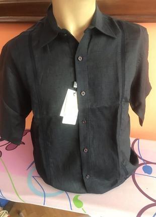 Мужская тенниска на пуговицах до конца sanfa турция