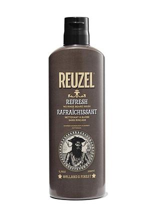 Шампунь для бороди (без змиву) reuzel refresh no rinse beard wash 200 мл