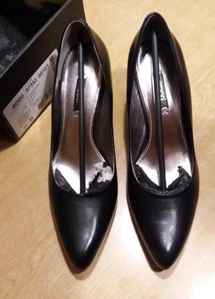 Туфли ecco кожа