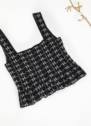 Укороченний топ zara блискуча
