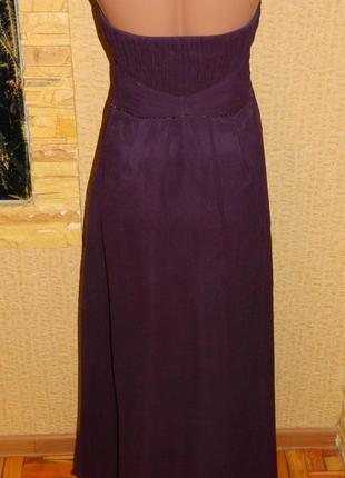 Р. 42-44 вечірнє плаття нарядне колір темно-фіолетовий бюстьє coast2 фото