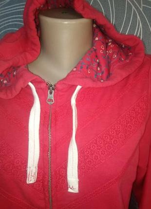 Теплая толстовка худи на молнии