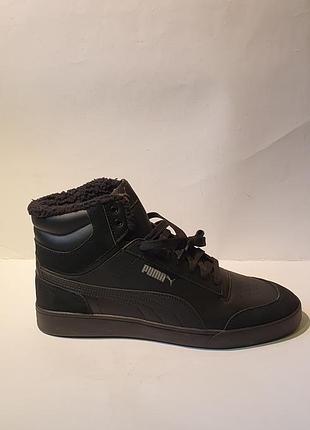 Кроссовки кросівки puma  shuffle mid fur sneakers 387609-016 фото