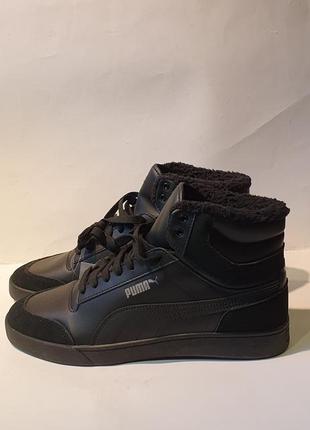 Кроссовки кросівки puma  shuffle mid fur sneakers 387609-01