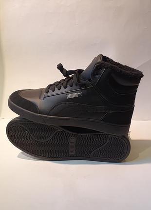 Кроссовки кросівки puma  shuffle mid fur sneakers 387609-018 фото