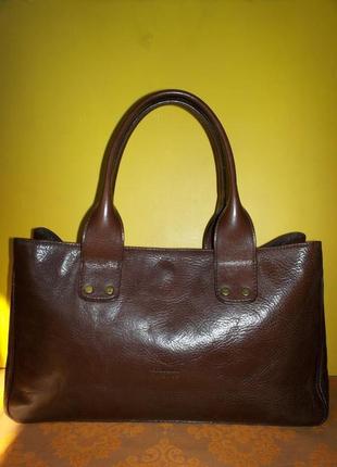 Сумка натуральна шкіра claudia firenze