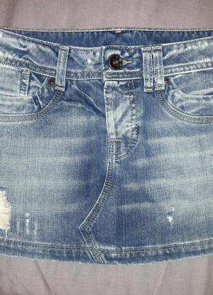 Джинсовая юбка benetton