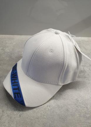Бейсболка брендова off white