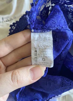 Шикарные, ажурные, трусики, шортики, синего цвета, от бренда: elavia reis lingerie 🌺7 фото