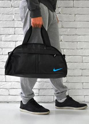 Сумка nike черная спортивная / дорожная найк женская / мужская