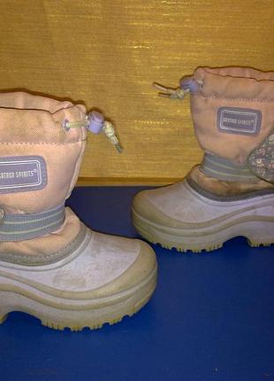 Зимние термо сапоги = weather spirits = канада 26-27р.