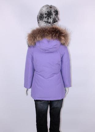 Пуховая куртка парка для девочки mixture италия3 фото