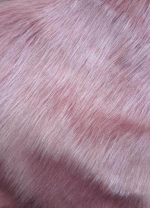 Розовая шуба mango5 фото