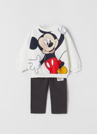 Спортивный костюм mickey mouse от zara 92/98/104/110/116