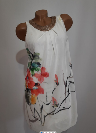 Потрясающее платье шифон на стройную девушку