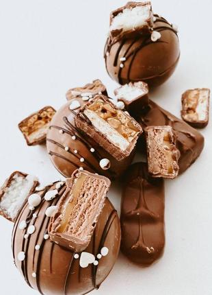 Шоколадные бомбочки / шоколадные шарики с маршмеллоу1 фото