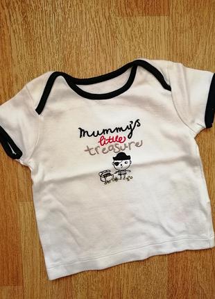 Футболка mothercare на 3-6 мес