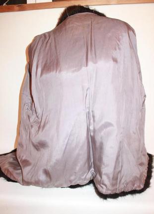 Шуба натуральная мех нутрии