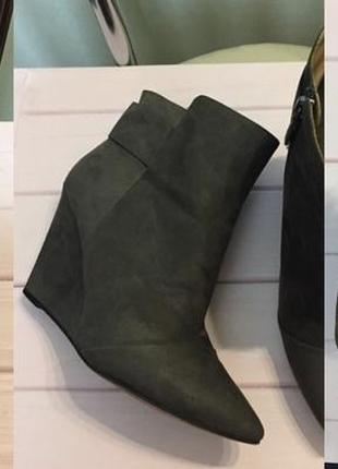 Демісезонні черевики на танкетці, zara, розмір 40/25,5-26 див.