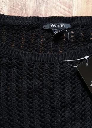 Вязаный пуловер сетка размер l, 38-8 ю5 фото