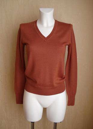 Uniqlo, вовняний джемпер пуловер, р.xs