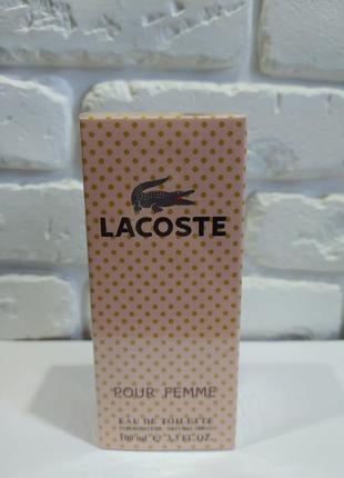 Туалетная вода женская lacoste pour femme