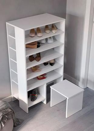 Стелаж для взуття з стільчиком (а-79)