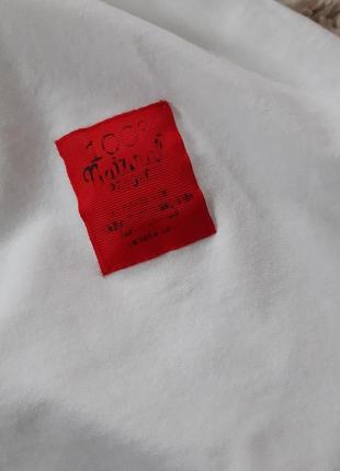 Стильная белоснежная коттоновая туника с карманами/оверсайз, италия,  р  46-549 фото