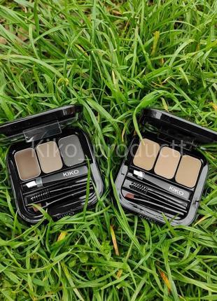 Палітра для брів kiko eyebrow expert palette1 фото