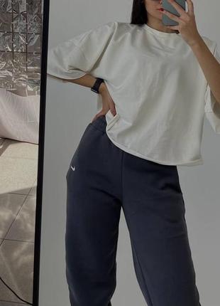 Джогери на флісі - стильні спортивні жіночі штани7 фото