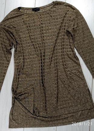 Кофточка з розрізами вільного крою zara, l