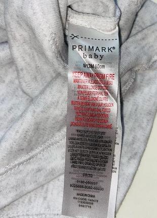 Боди бренда primark. качество на высоте, ткань не тонкая. размер: 6/9мес., 9/12 мес.9 фото