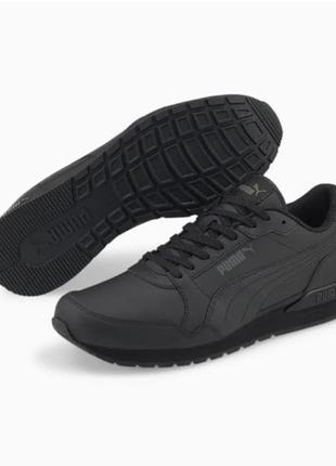 Puma black чоловічі кросівки st runner v3 l