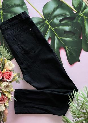 ⚫️великі чорні джинси /збільшені чорні джинси/чорні прямі джинси великого розміру⚫️10 фото