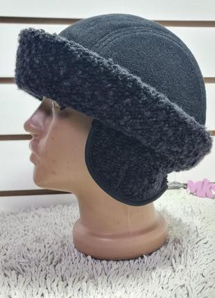 Зимняя фетровая шапка шляпа christoff  на флисе 29932